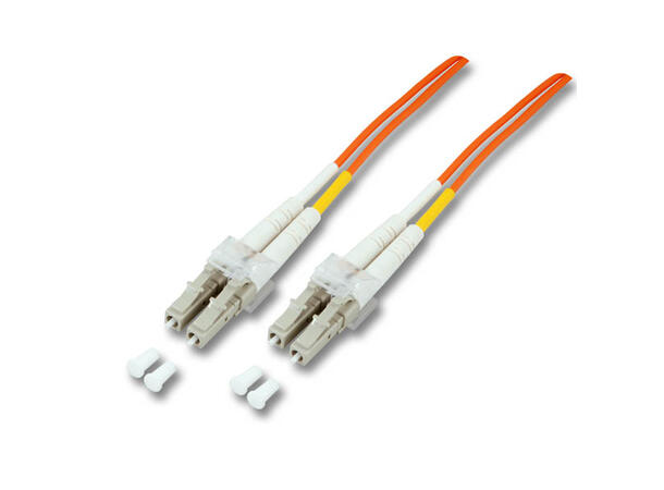Fiberpatch 62,5/125 LC-LC -  5,0 m LSZH Multimode Duplex OM1 Orange 